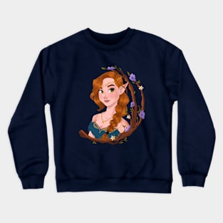 Mystic Elf Girl Crewneck Sweatshirt